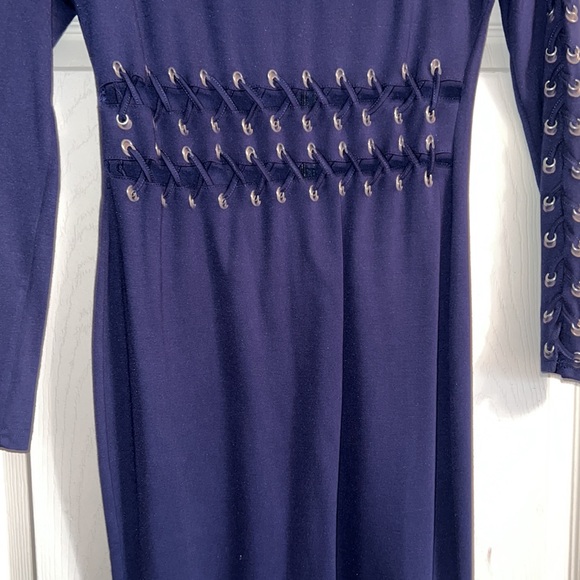 Venus Navy Dress - Picture 2 of 5
